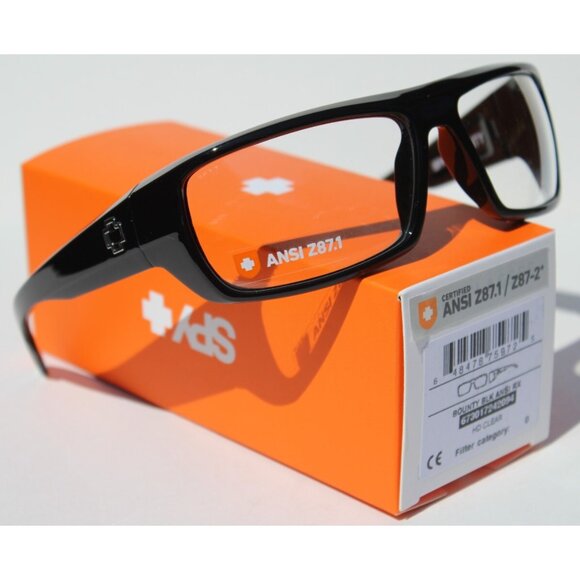 SPY OPTICS Bounty ANSI Z87.1/Z87-2+ Safety/Sunglasses Black/HD Clear NEW - Picture 6 of 9